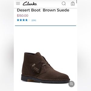 Clarks Suede Desert Boot (Mens)